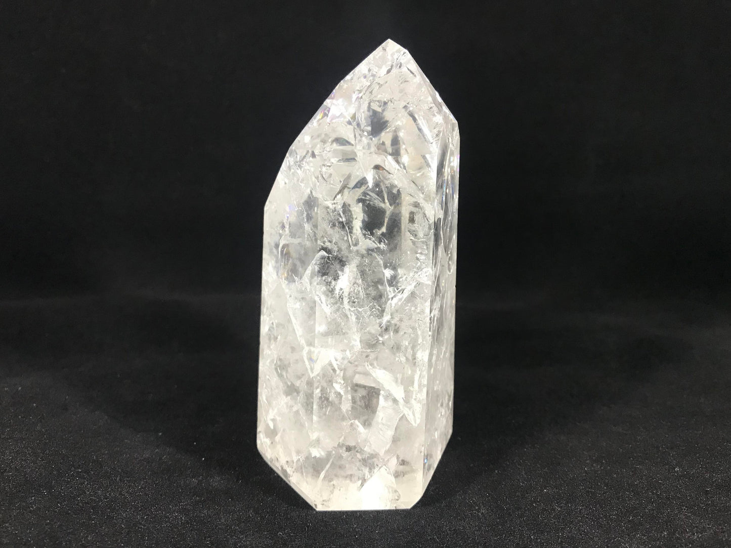 Fire & Ice Quartz Tower ~ Large ~ Brazil