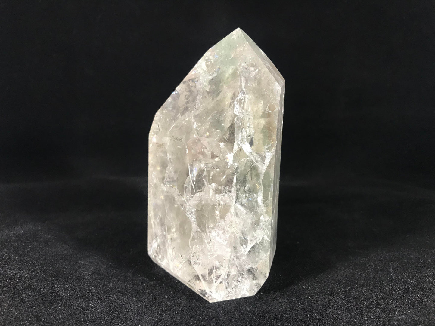 Fire & Ice Quartz Tower ~ Included ~ Large ~ Brazil