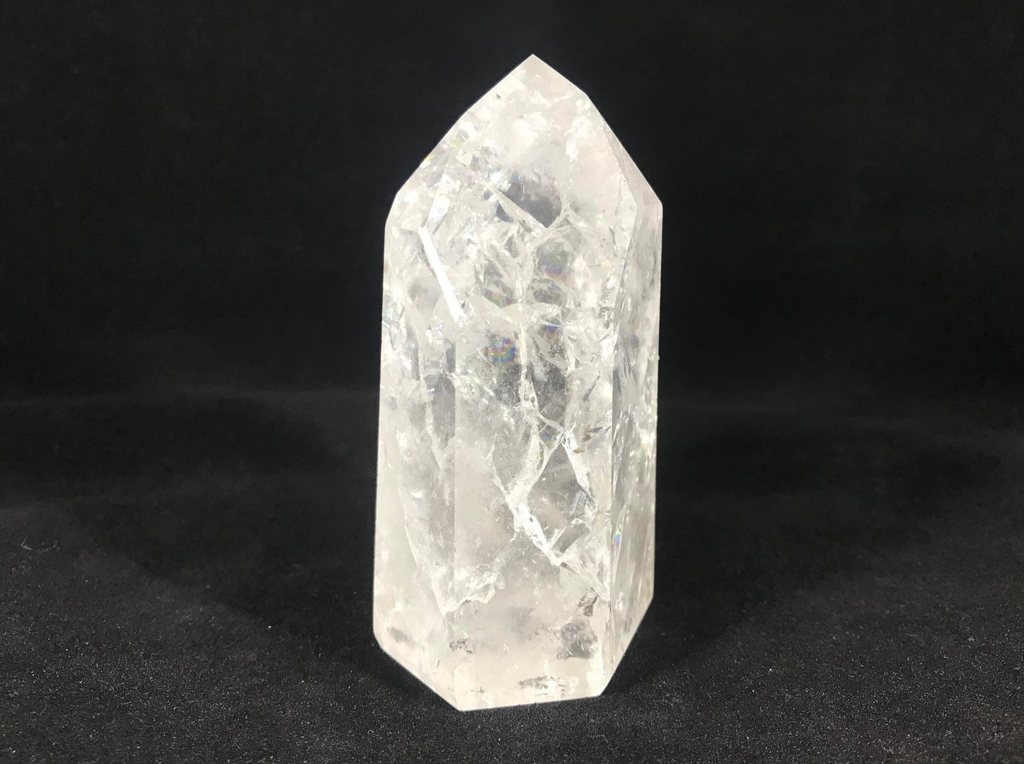 Fire & Ice Quartz Tower ~ Large ~ Brazil