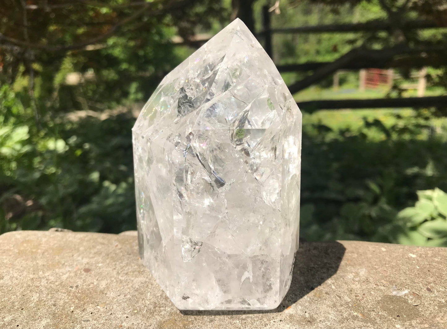 Fire & Ice Quartz Tower ~ Large