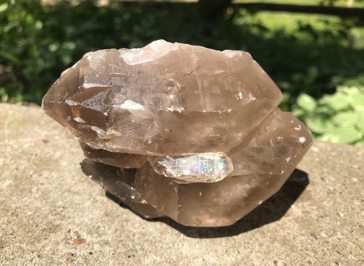 Smoky Quartz Twin Point Specimen