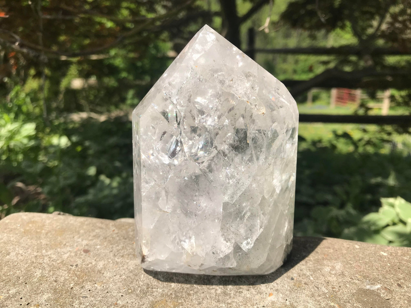 Fire & Ice Quartz Tower ~ Large