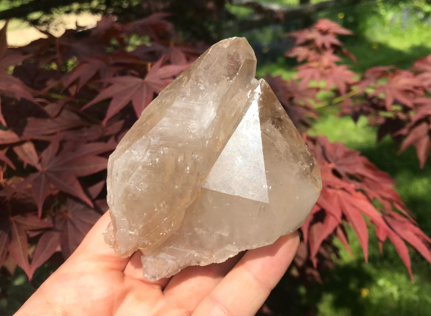 Smoky Quartz Twin Point Specimen