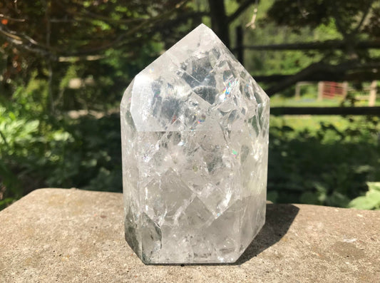 Fire & Ice Quartz Tower ~ Large