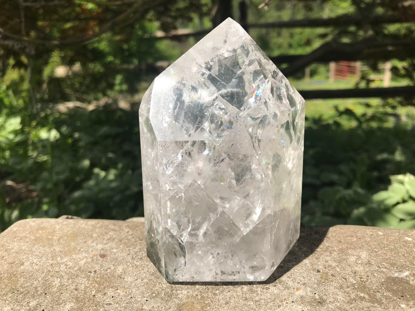 Fire & Ice Quartz Tower ~ Large