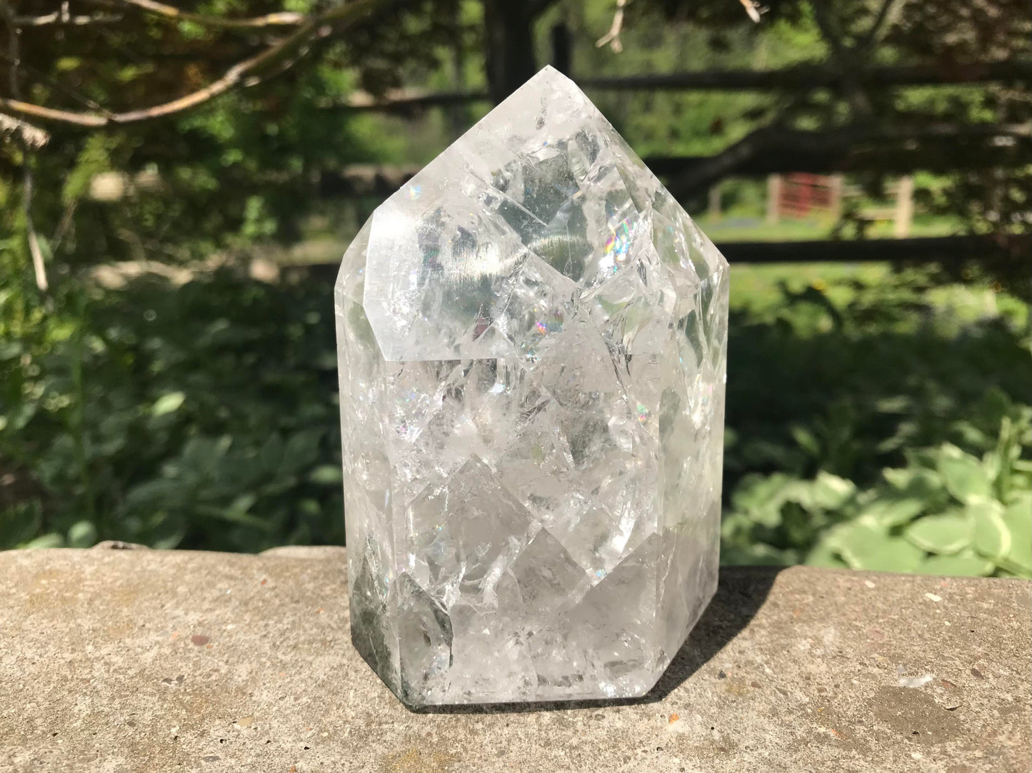 Fire & Ice Quartz Tower ~ Large