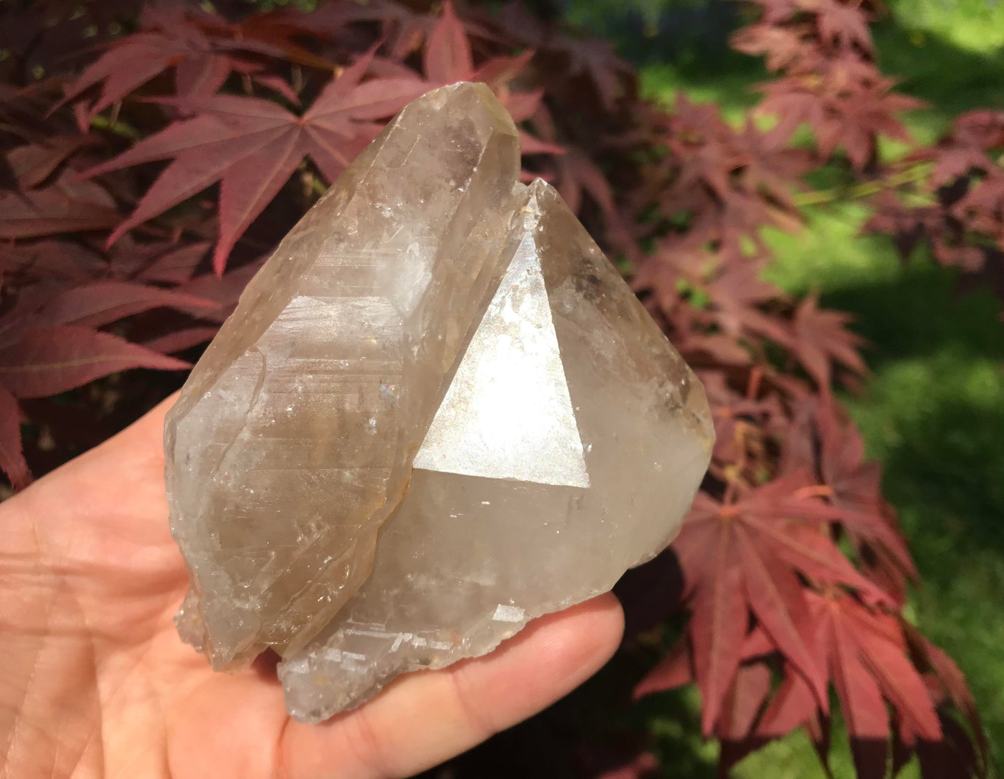 Smoky Quartz Twin Point Specimen