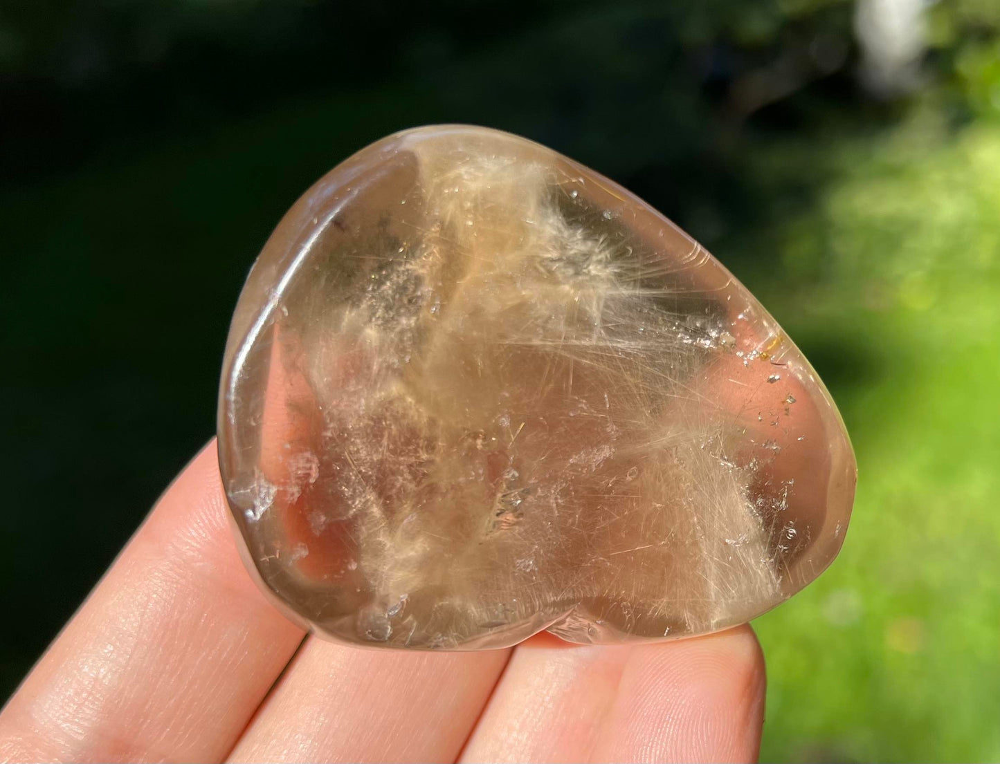 Rutilated Quartz Dome