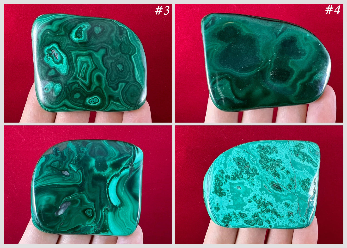 Malachite Freeforms ~ Polished Specimens