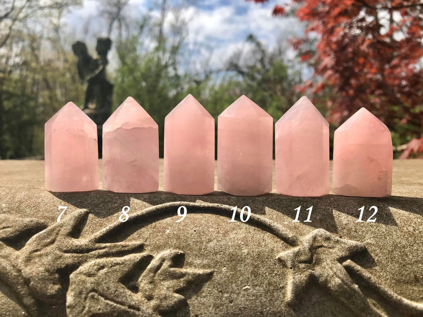 Rose Quartz Towers ~ Small ~ Medium - Gem Realm