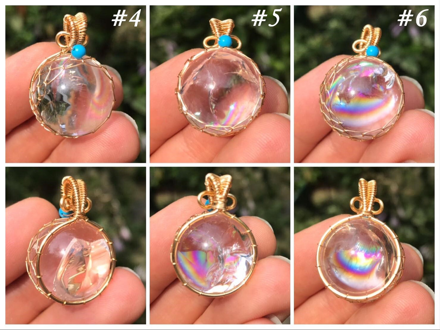 Quartz Crystal Sphere Pendant