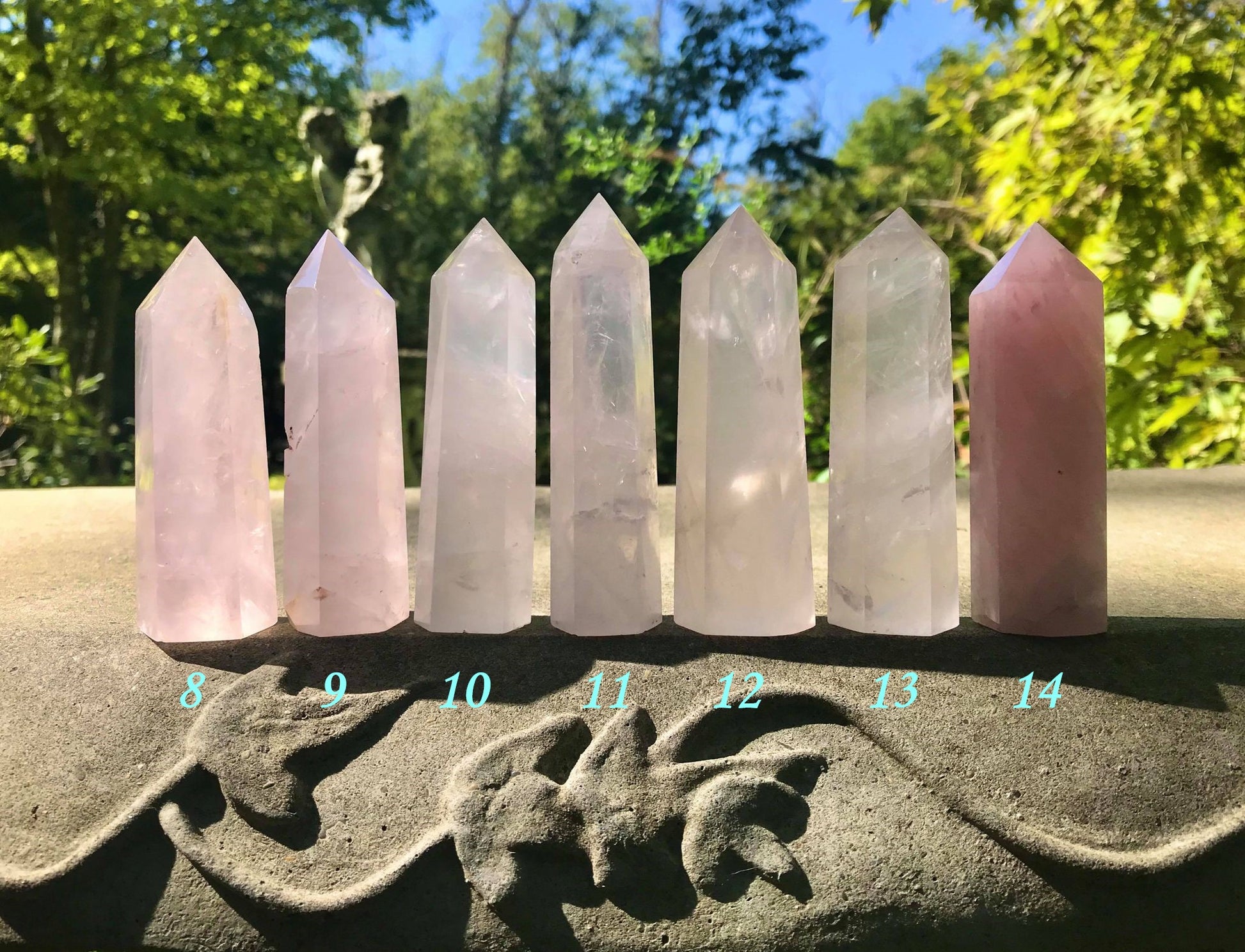 Rose Quartz Towers ~ Medium ~ Large - Gem Realm