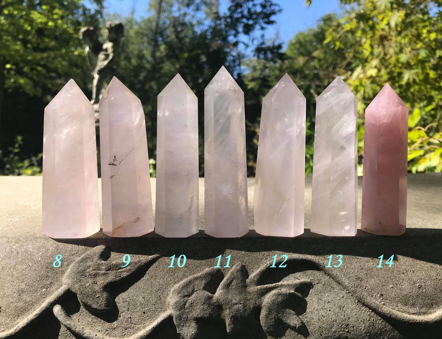 Rose Quartz Towers ~ Medium ~ Large - Gem Realm