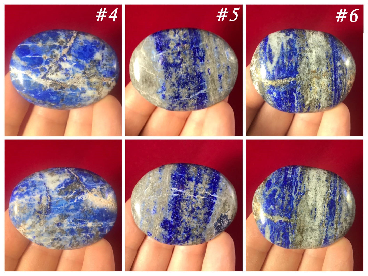 Lapis Lazuli Palm Stones