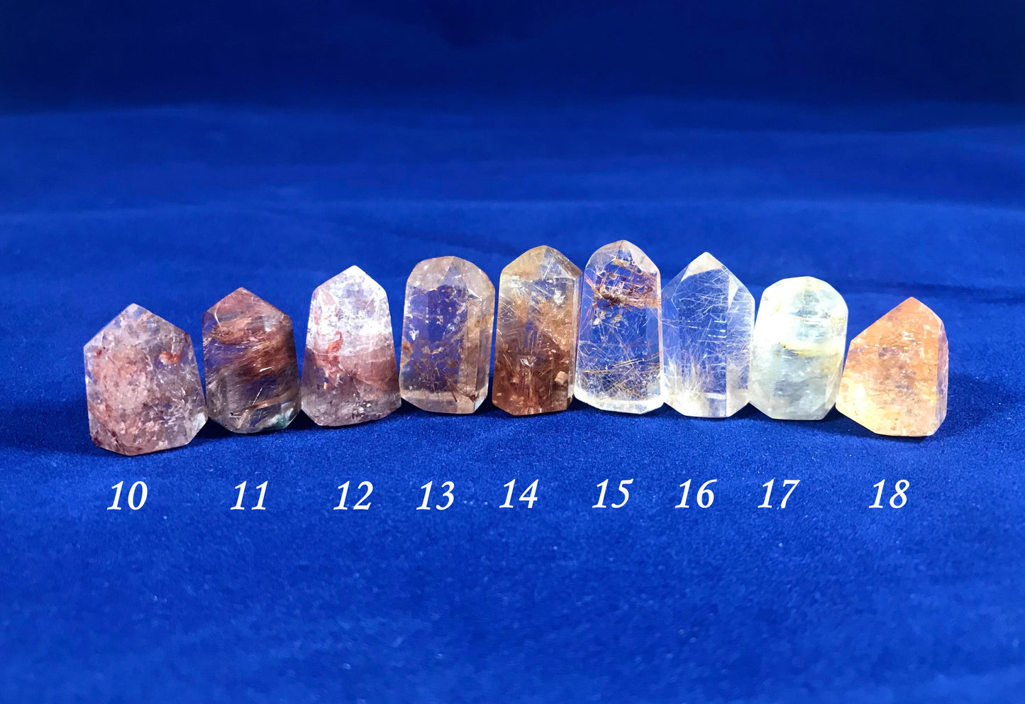 Rutilated Quartz Mini Towers - Gem Realm
