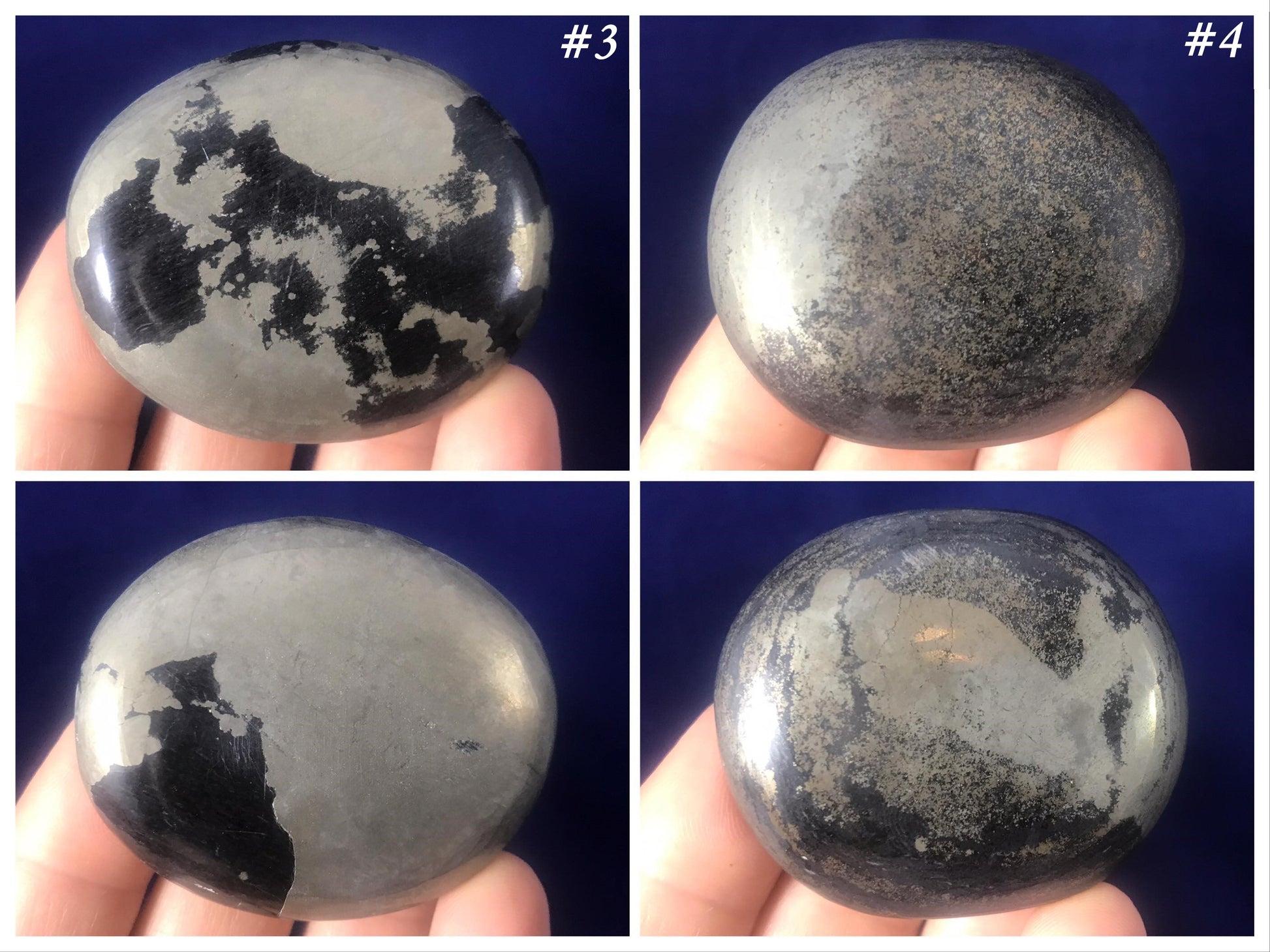 Pyrite Palm Stones - Gem Realm