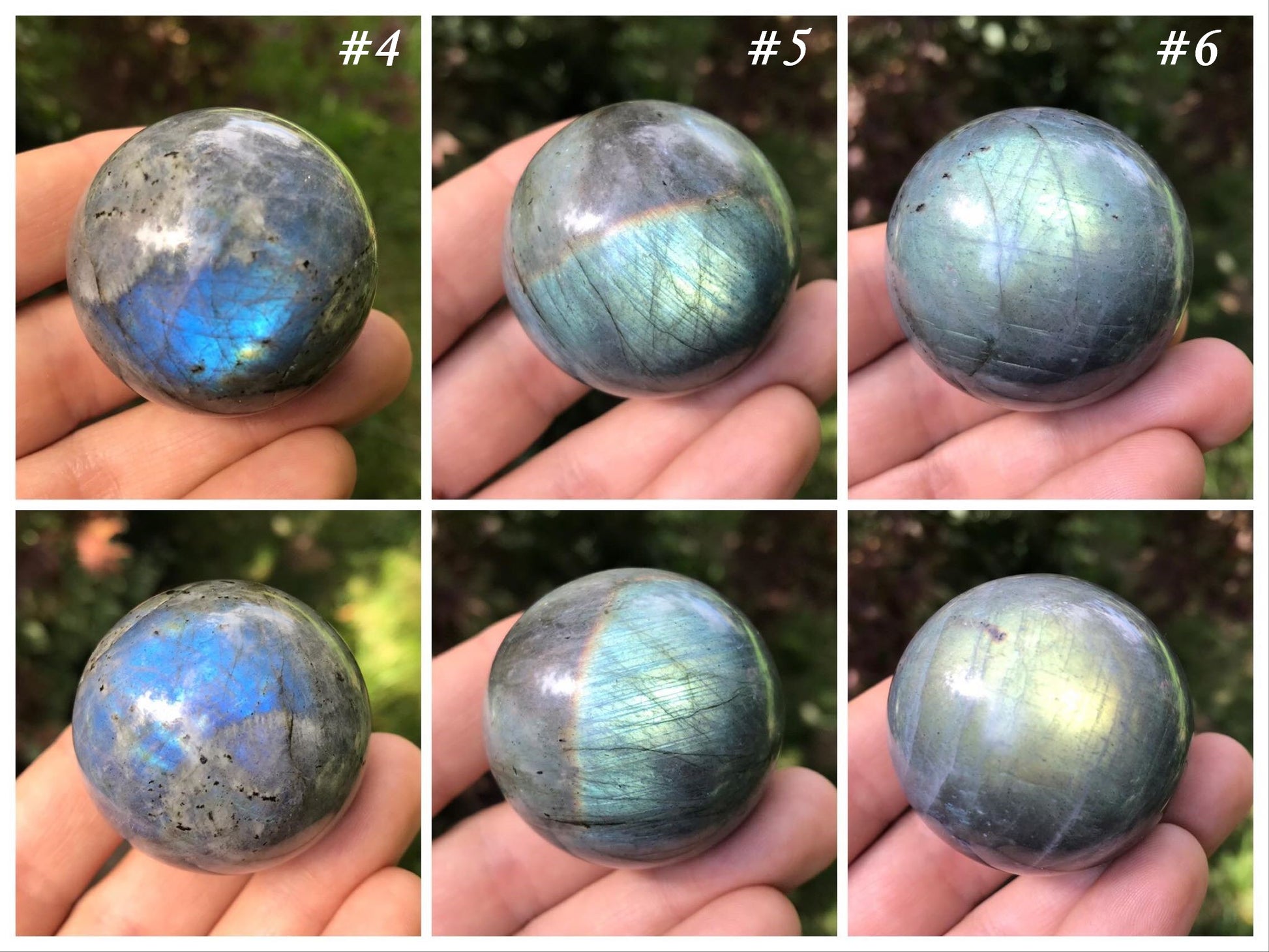 Labradorite Spheres - Gem Realm