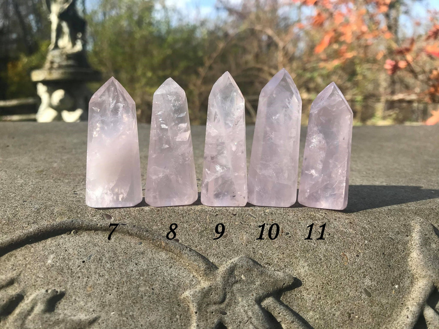 Rose Quartz Towers ~ Mini ~ Small ~ Medium