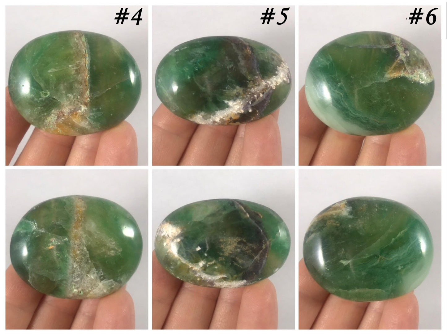 Rainbow Fluorite Palm Stones
