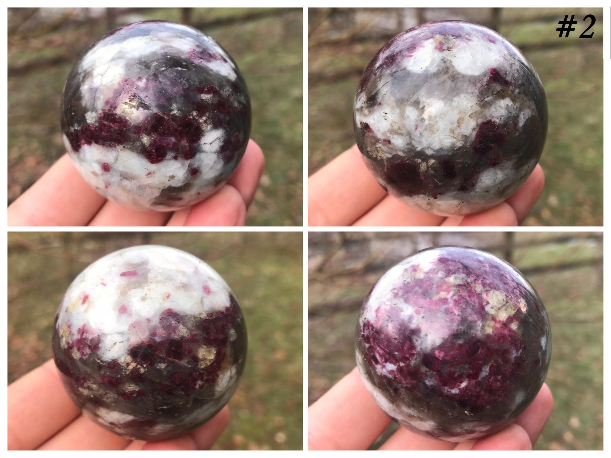 Rubellite Spheres - Gem Realm