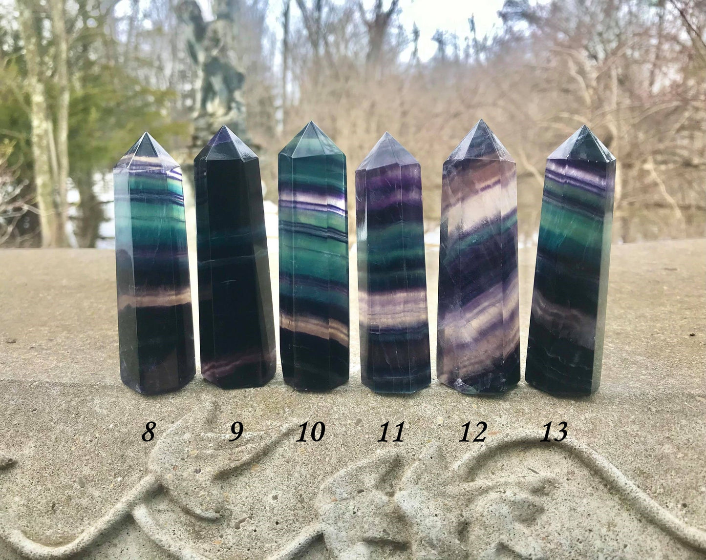 Rainbow Fluorite Towers ~ Medium ~ Large
