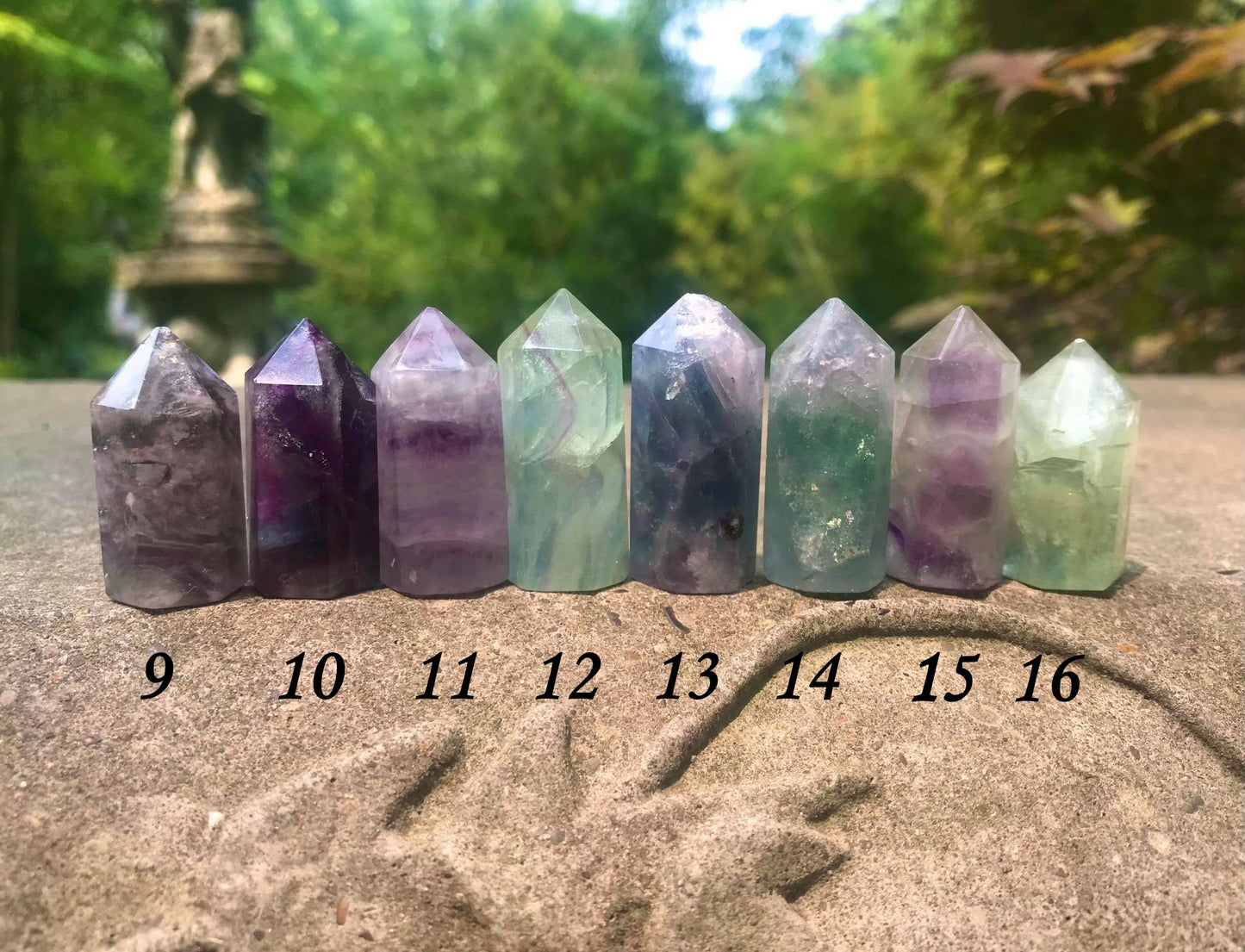 Rainbow Fluorite Towers ~ Mini - Gem Realm