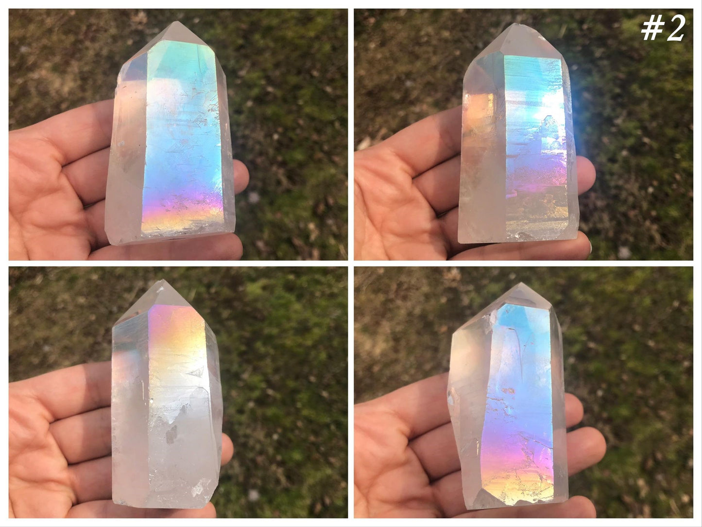 Angel Aura Quartz Point Towers ~ Large