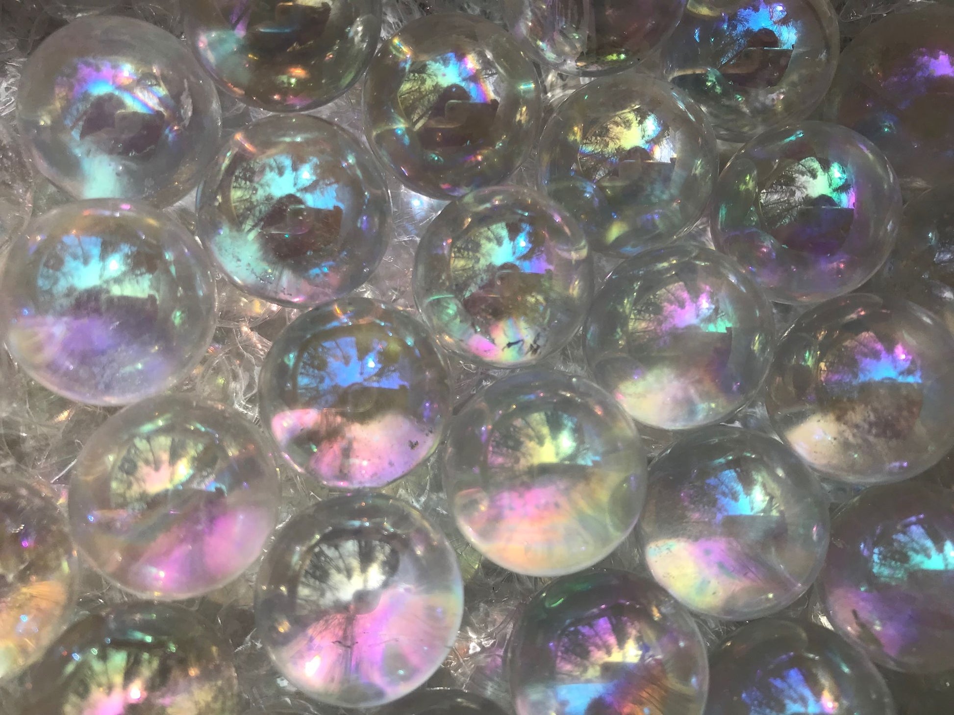 Angel Aura Quartz Spheres - Gem Realm