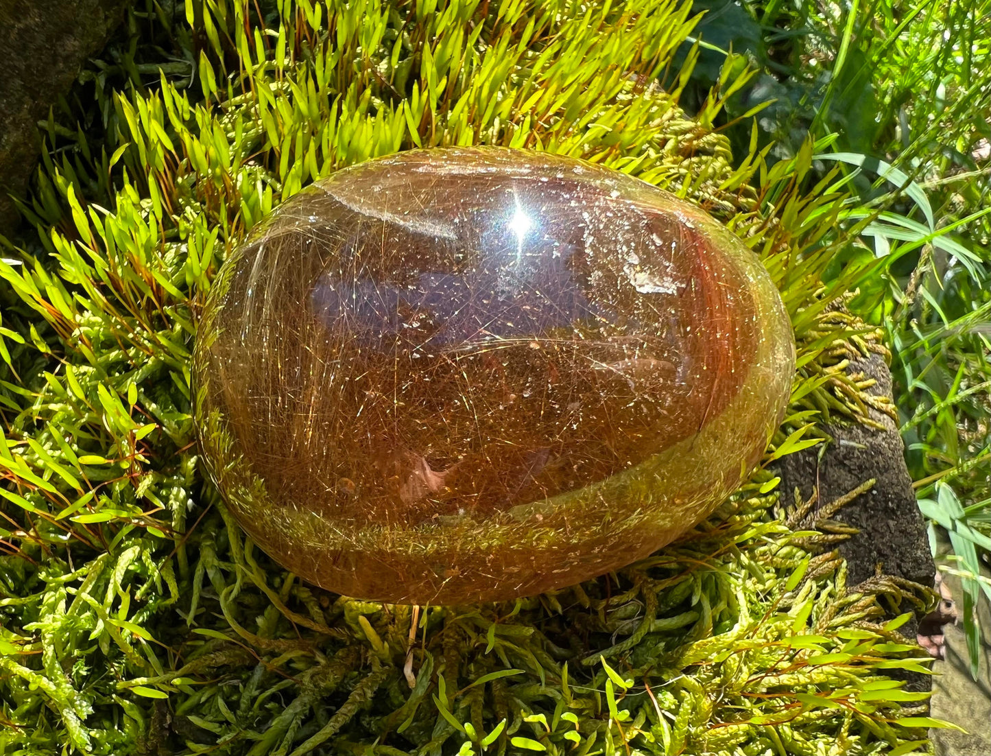 Rutilated Quartz Dome
