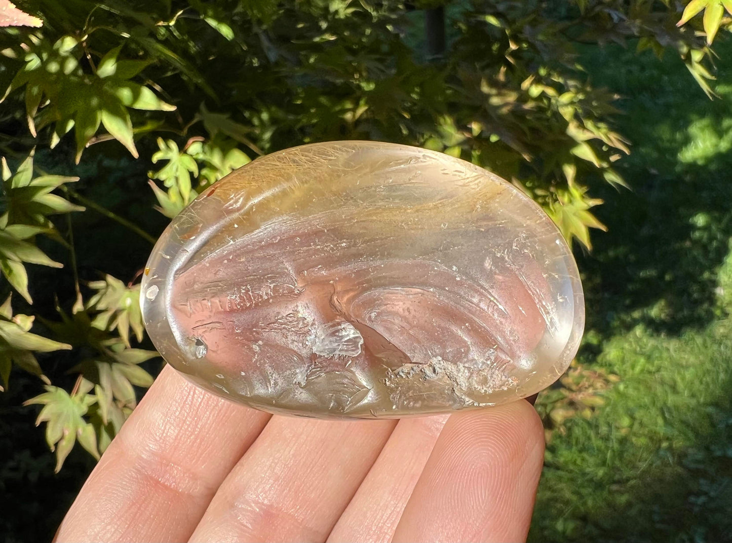 Rutilated Quartz Dome