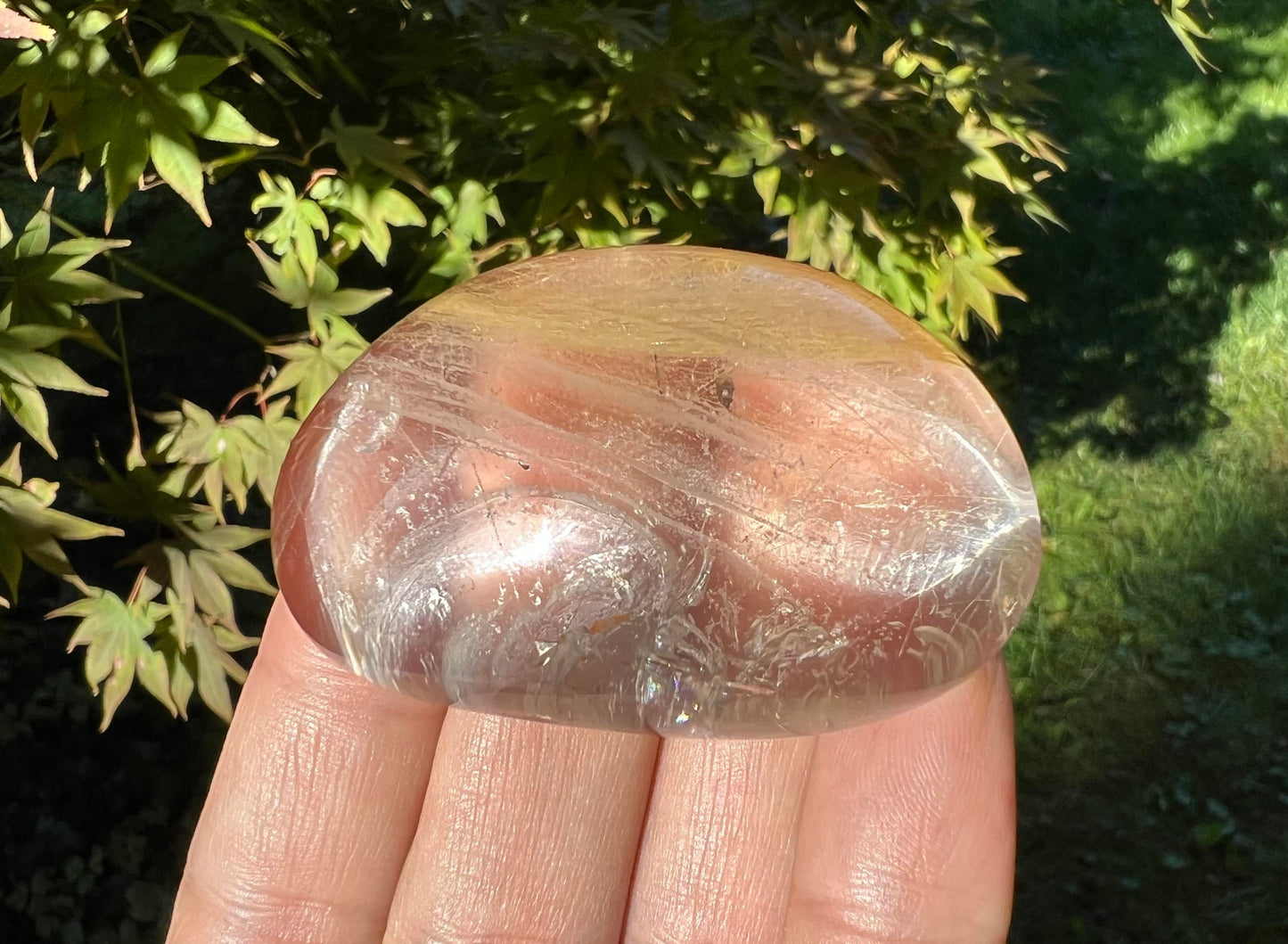 Rutilated Quartz Dome