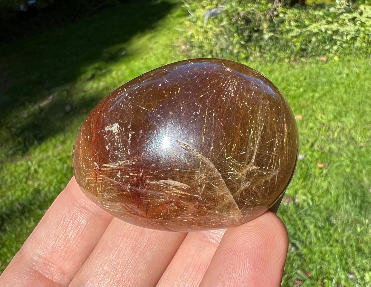 Rutilated Quartz Dome