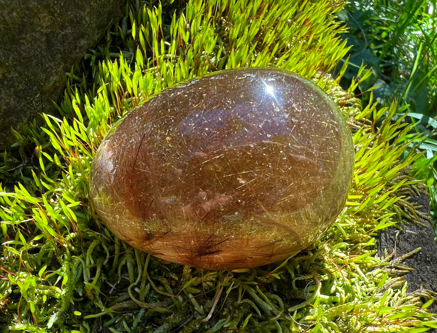 Rutilated Quartz Dome