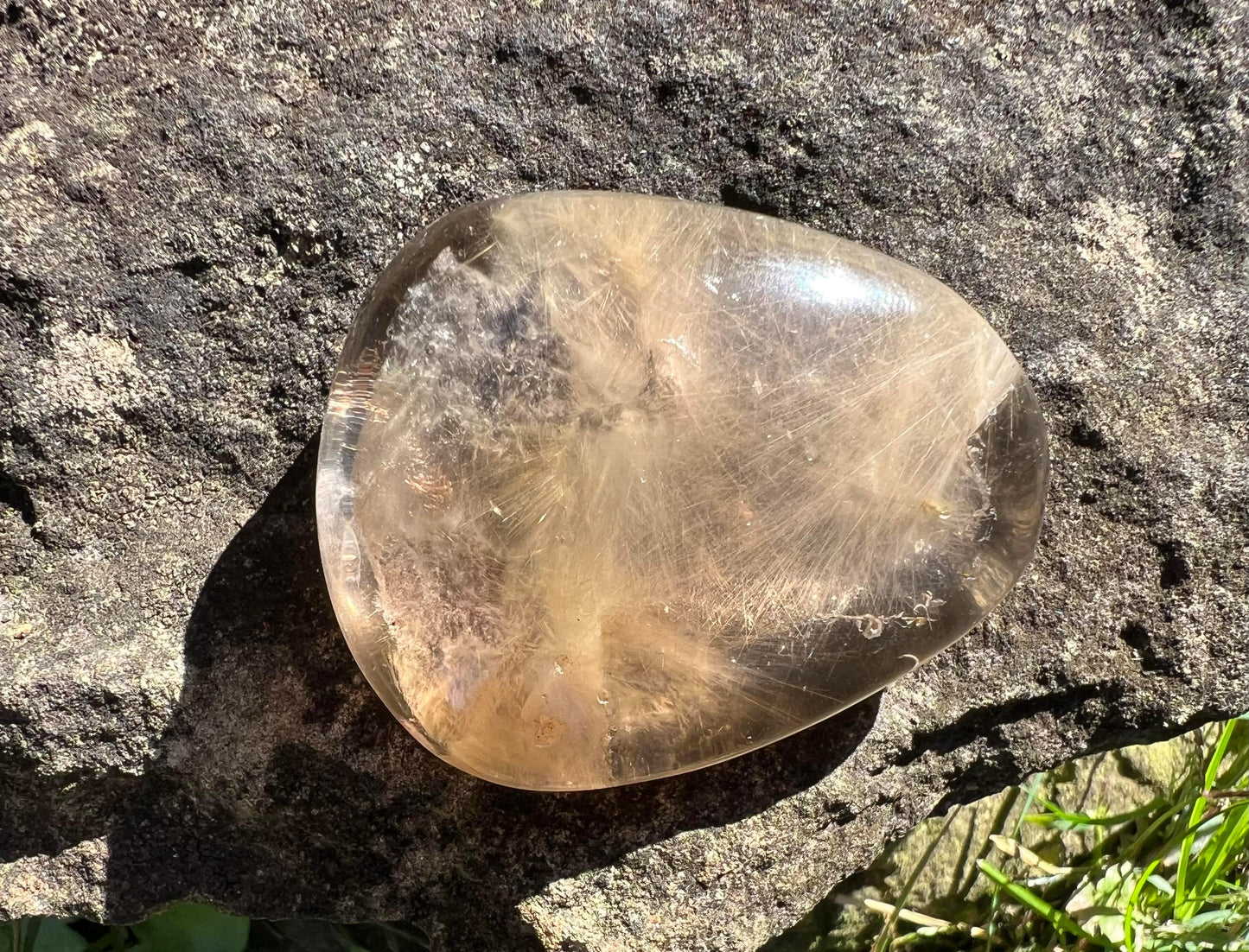 Rutilated Quartz Dome