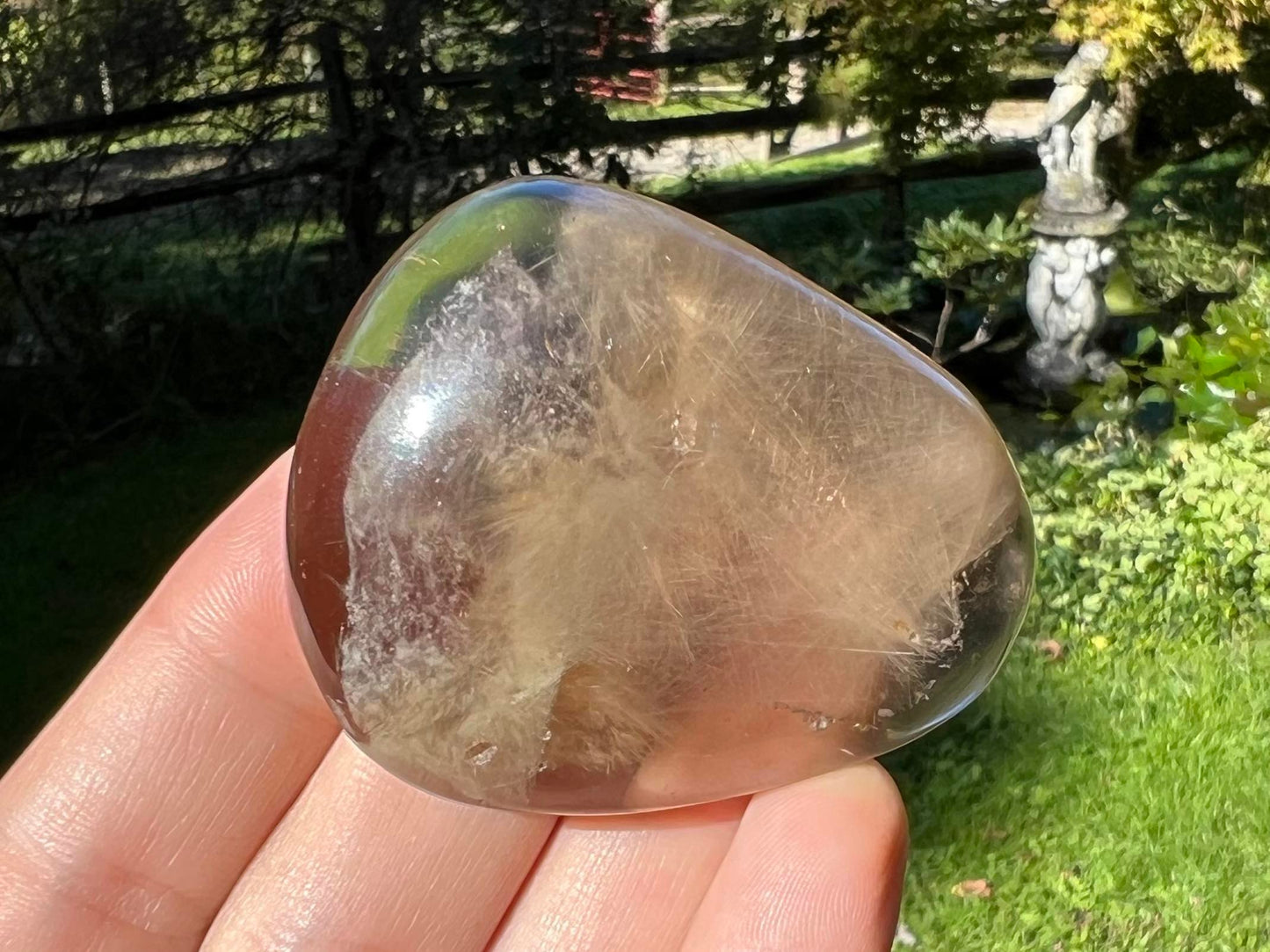 Rutilated Quartz Dome
