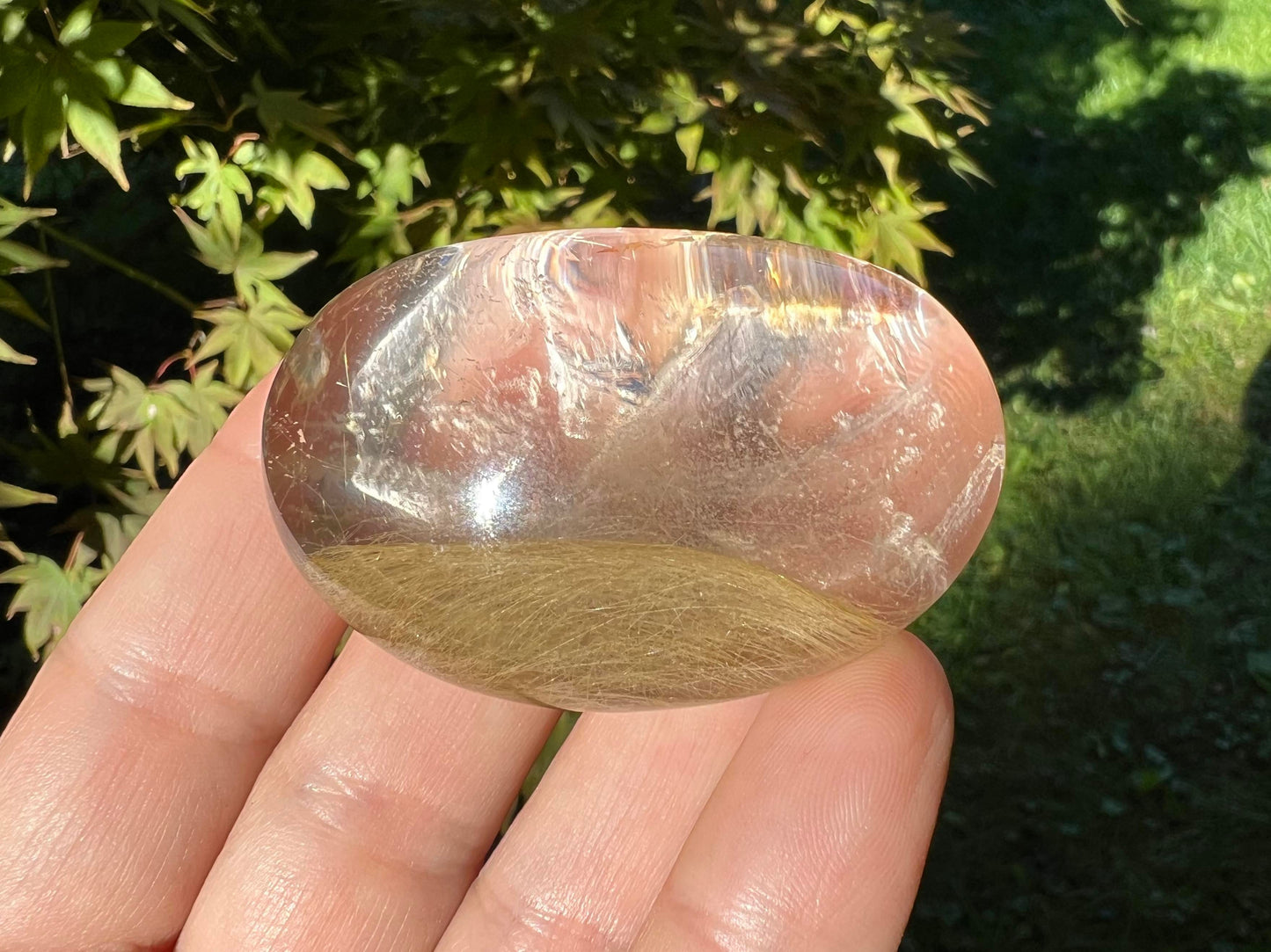 Rutilated Quartz Dome
