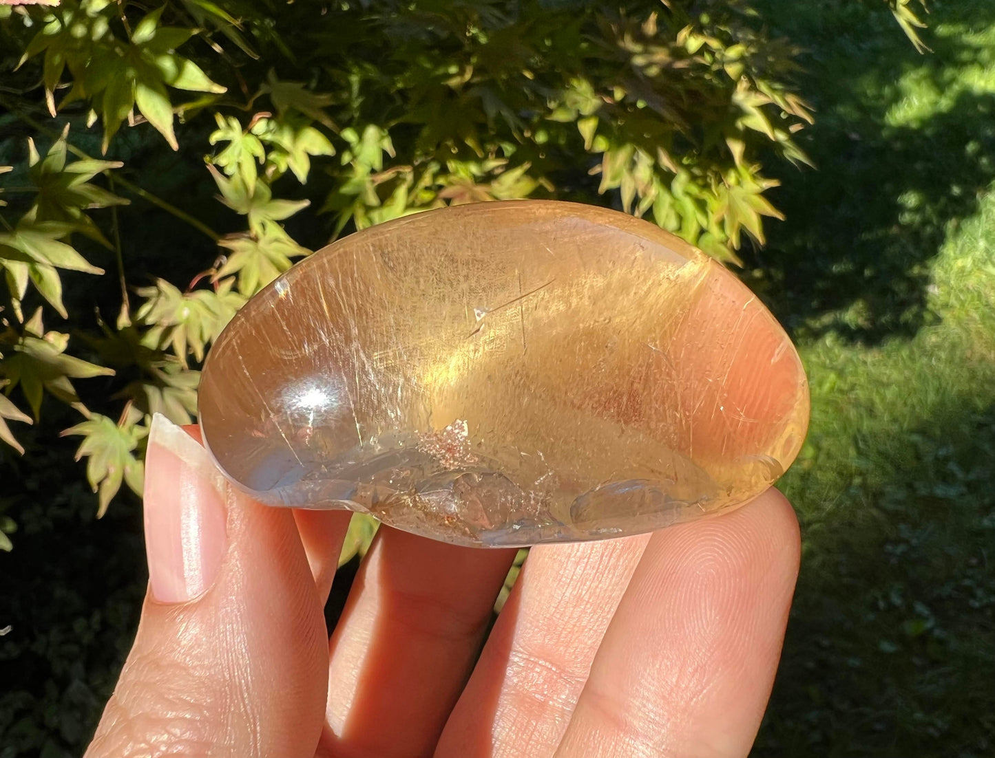 Rutilated Quartz Dome