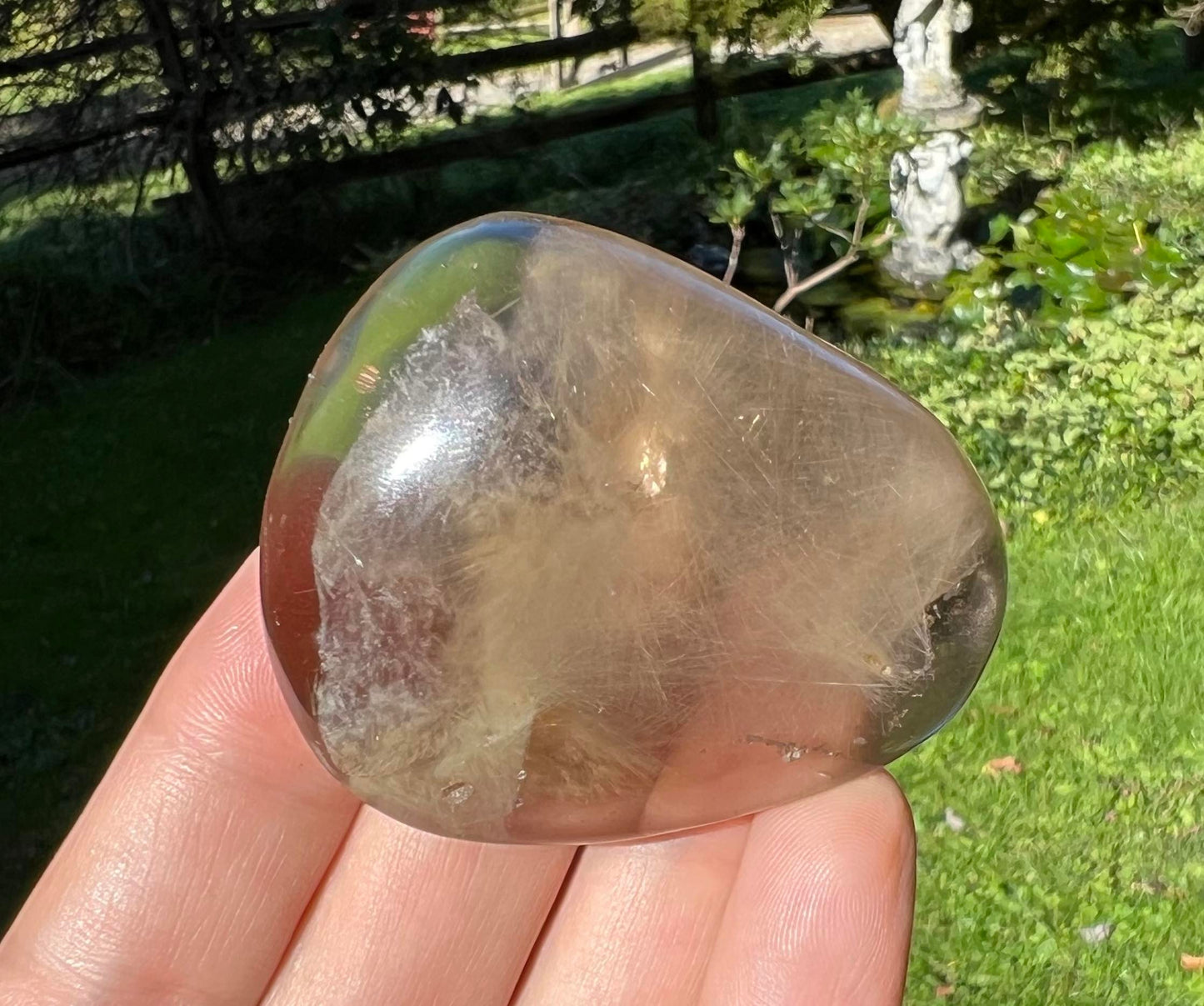 Rutilated Quartz Dome