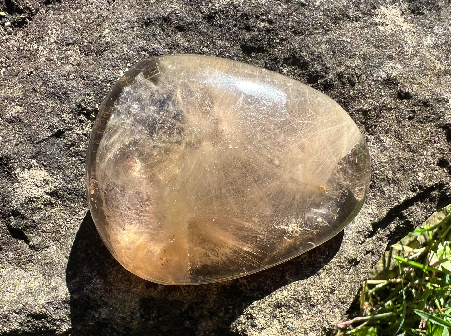 Rutilated Quartz Dome