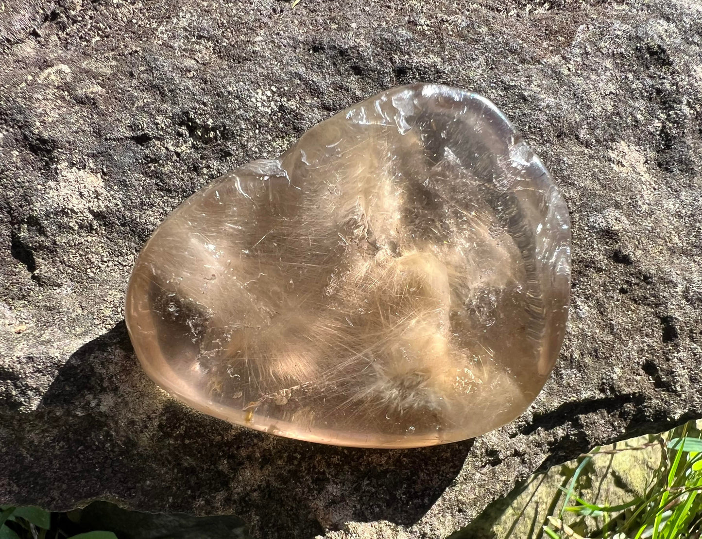 Rutilated Quartz Dome