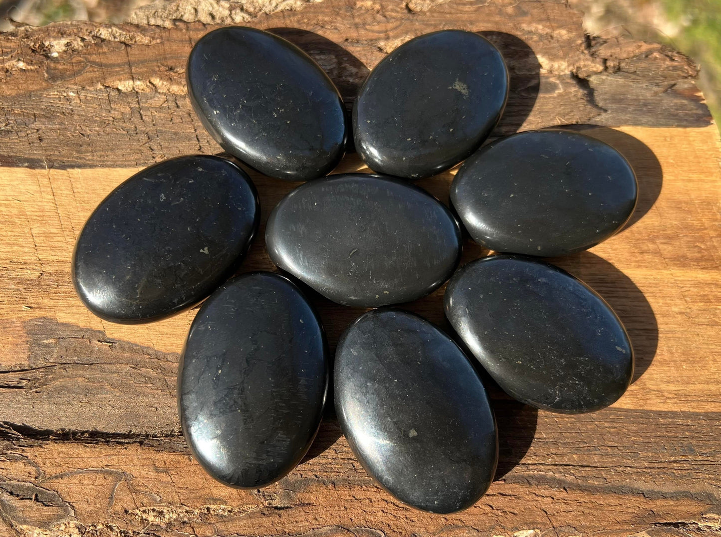 Shungite Palm Stones