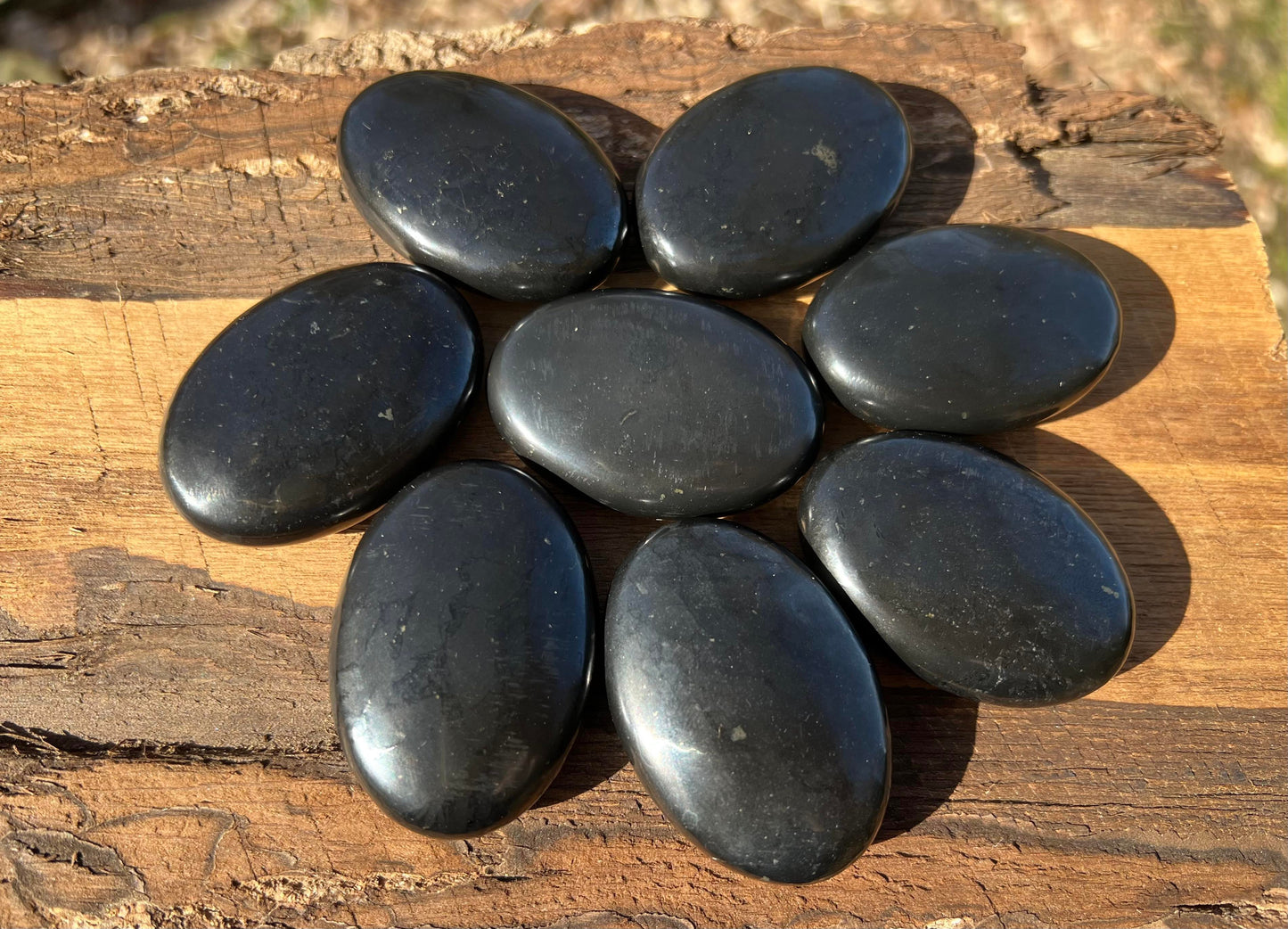 Shungite Palm Stones