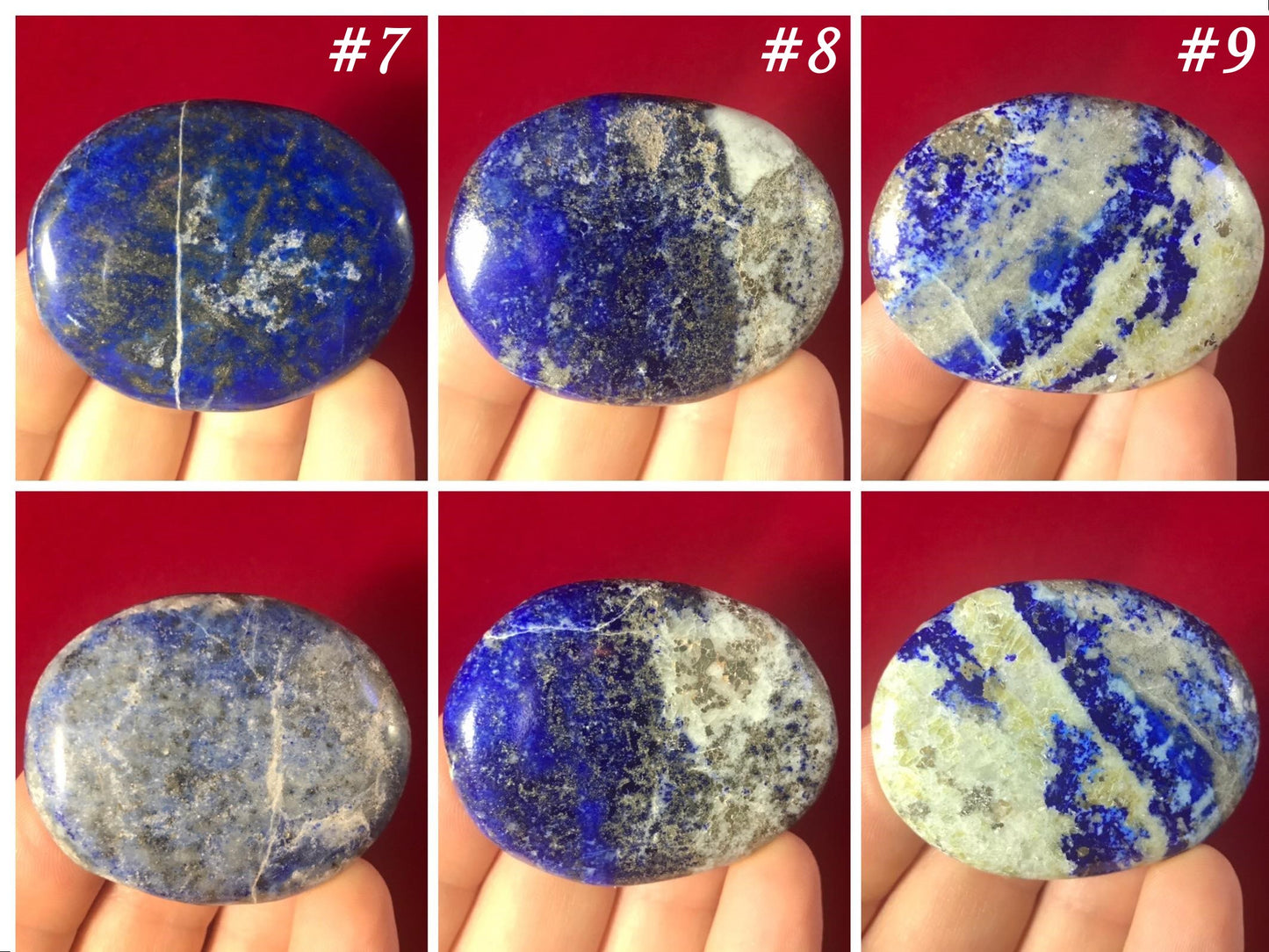 Lapis Lazuli Palm Stones