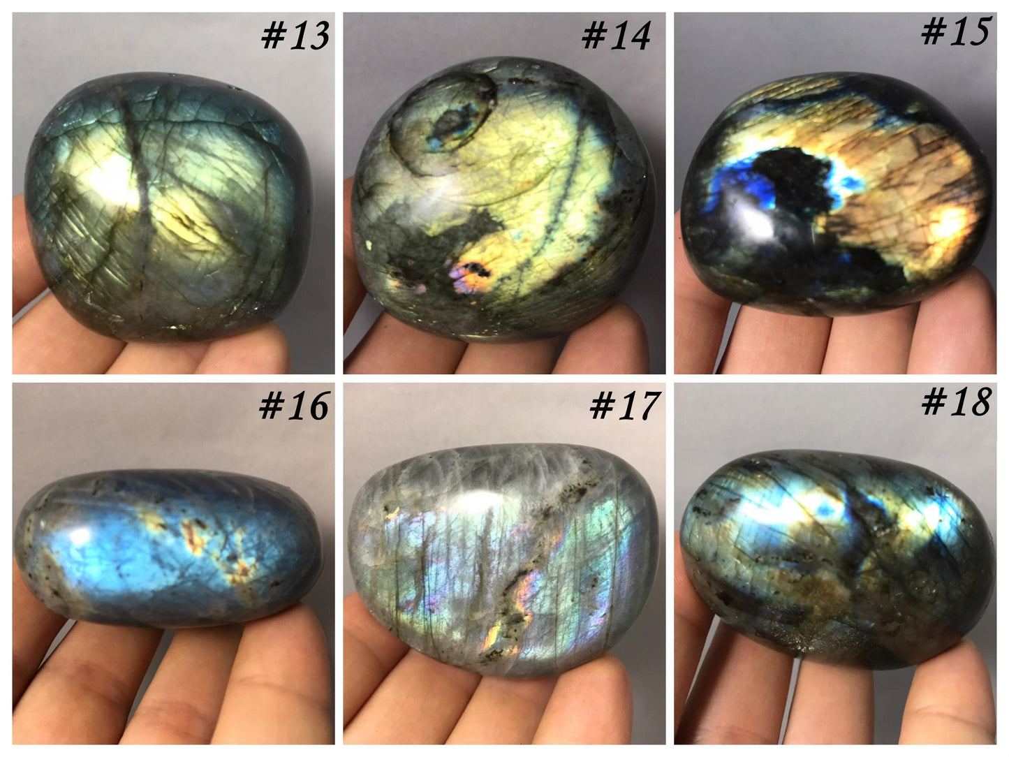 Labradorite Palm Stones