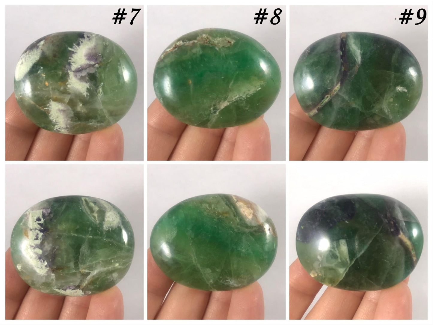 Rainbow Fluorite Palm Stones