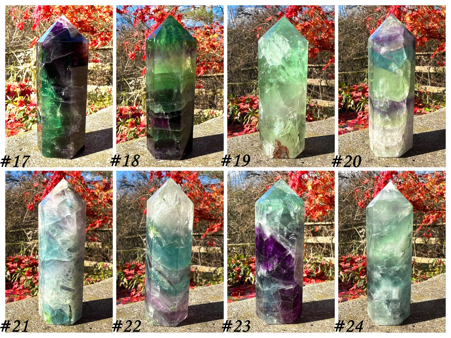 Rainbow Fluorite Towers ~ Medium II