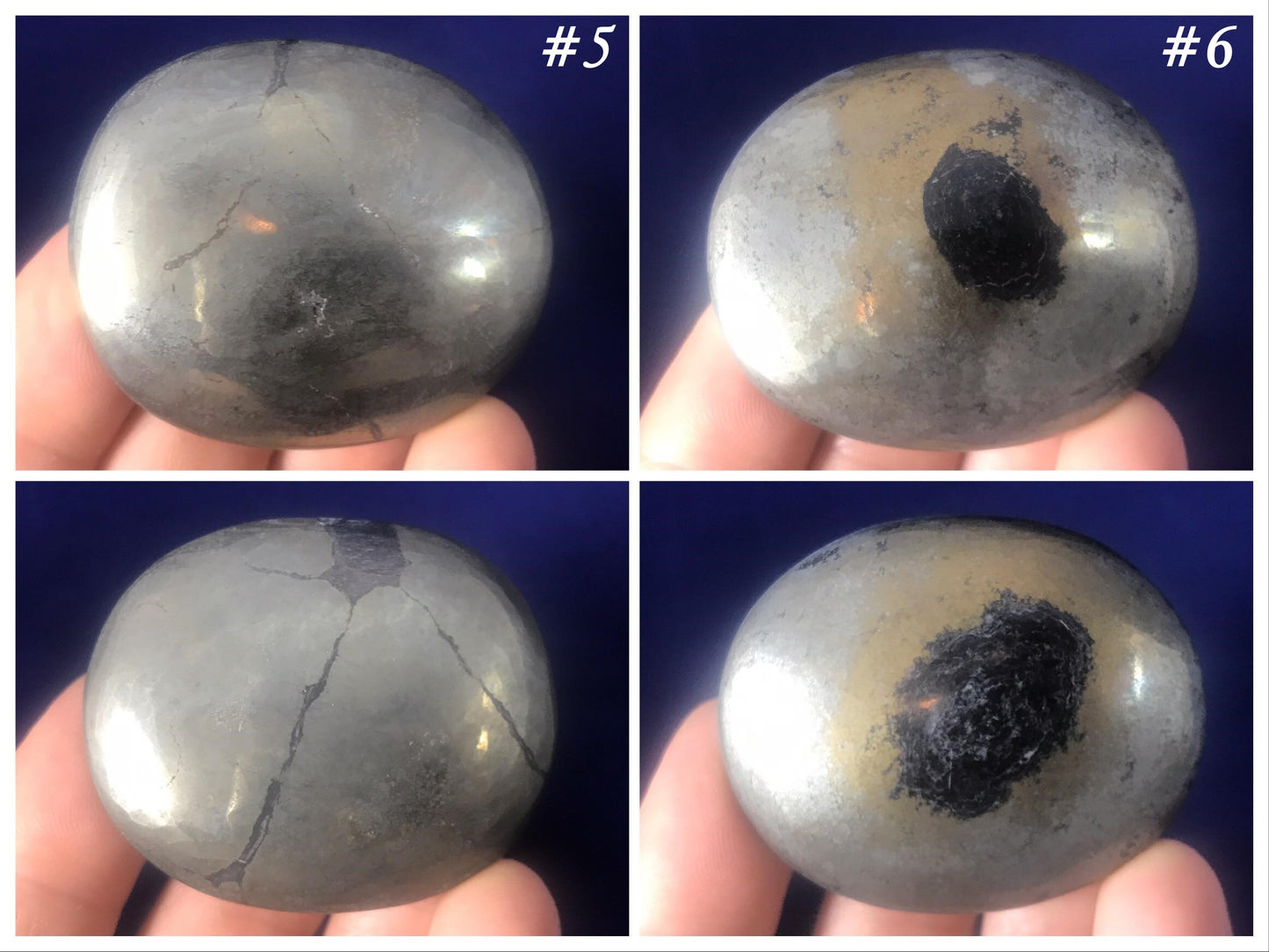 Pyrite Palm Stones - Gem Realm