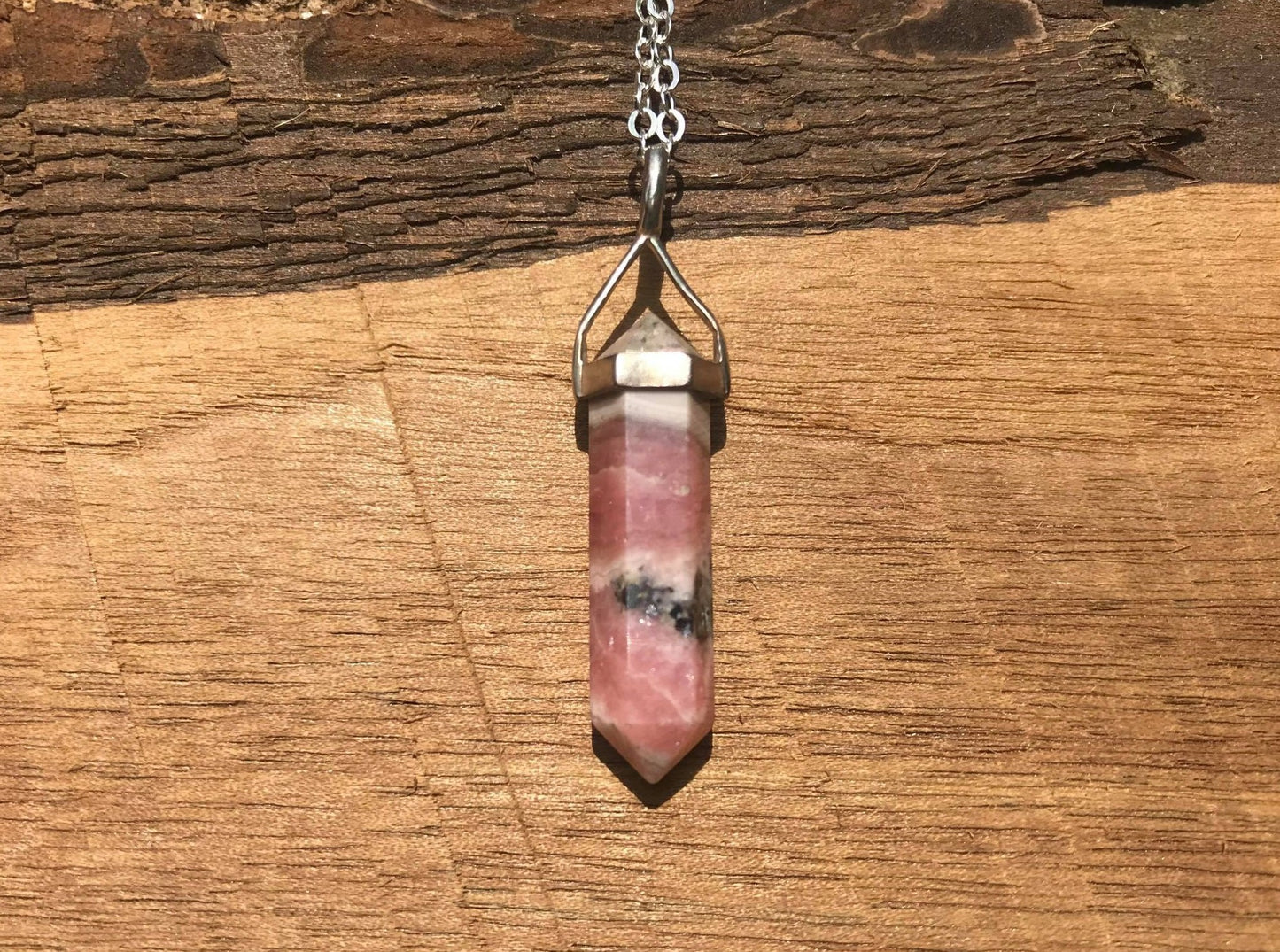Rhodochrosite Pendant