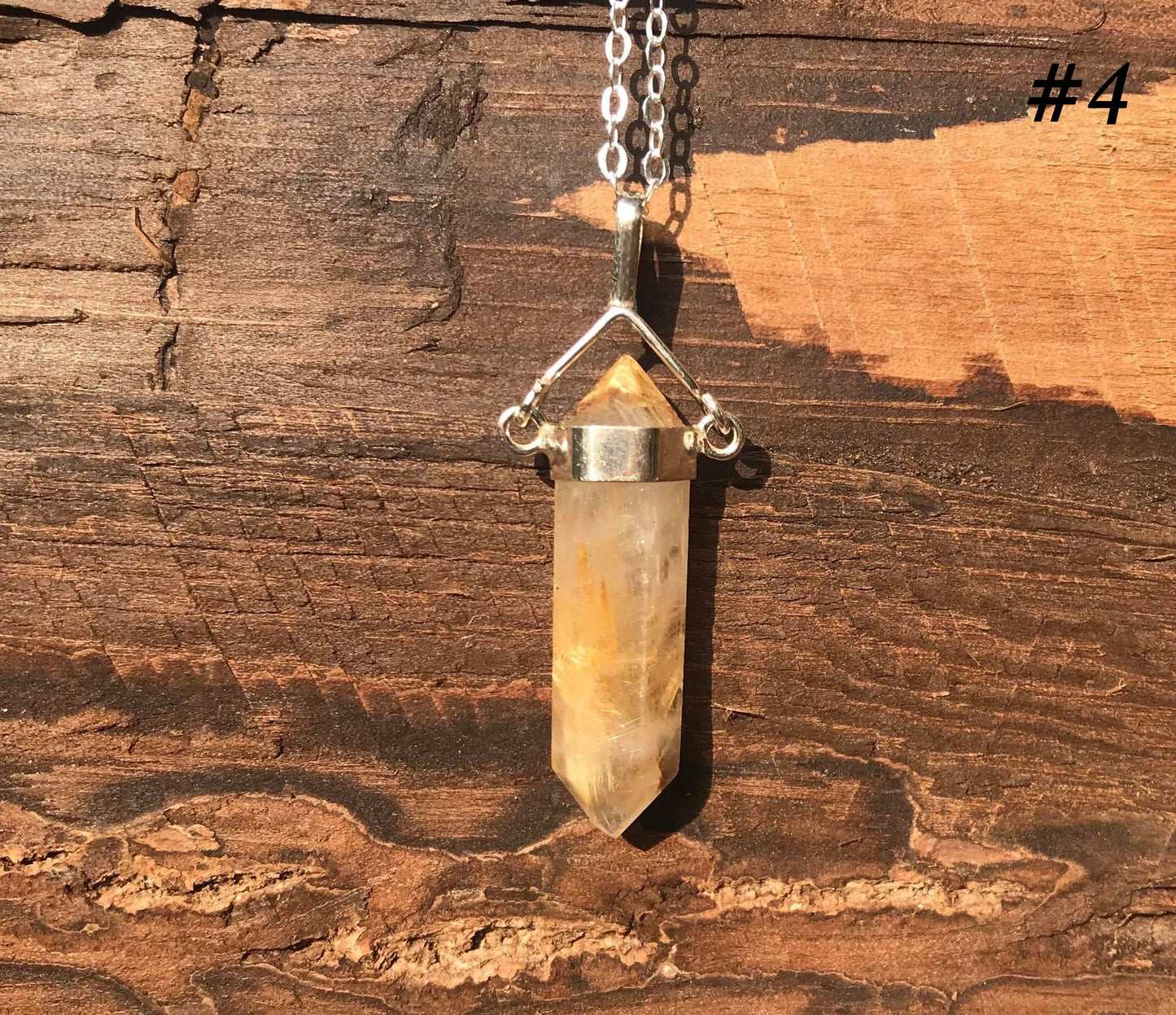 Rutilated Quartz Pendant