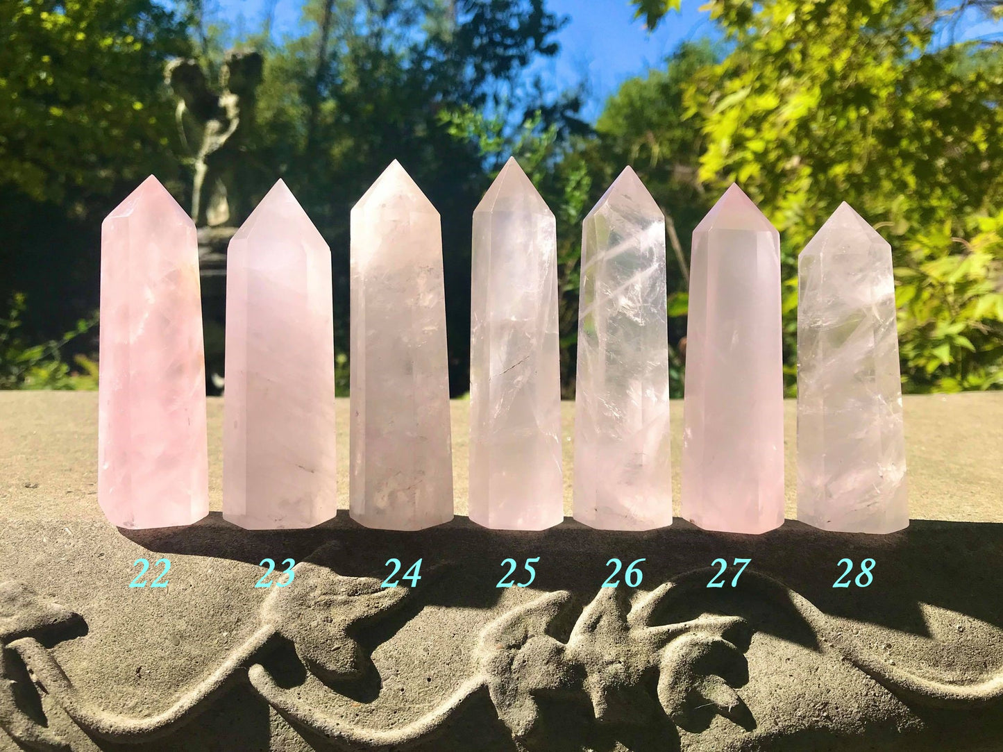 Rose Quartz Towers ~ Medium ~ Large - Gem Realm